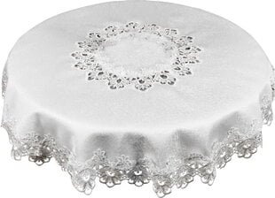 Apaļš, traipu izturīgs galdauts G01-01, balts, 110 cm cena un informācija | Galdauti, salvetes | 220.lv