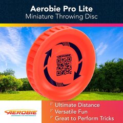 Lidojošais disks Aerobie Pocket Pro cena un informācija | Ūdens, smilšu un pludmales rotaļlietas | 220.lv