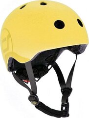 Детский шлем ScootAndRide Lemon, размер S-M, желтый цена и информация | Шлемы | 220.lv