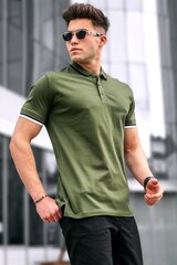 Vīriešu haki krāsas krekls no Duane PK5834-47921-XL цена и информация | Мужские футболки | 220.lv