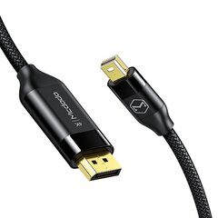 Mcdodo mini DP to DP 4K HDR кабель черный 2м CA-8150 цена и информация | Кабели и провода | 220.lv