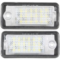 Numura zīmes LED gaismas komplekts, AutoTune, priekš Audi, A3 8P, S3, A4 S4 B6, A4 B7, A6 C6 4F, S6, A8 S8 D3, Q7 cena un informācija | Automašīnu spoguļi, restes, lukturi | 220.lv