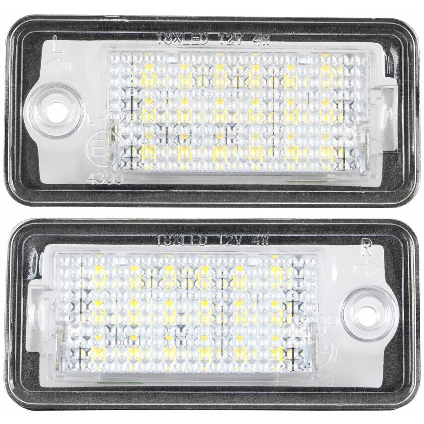 Numura zīmes LED gaismas komplekts, AutoTune, priekš Audi, A3 8P, S3, A4 S4 B6, A4 B7, A6 C6 4F, S6, A8 S8 D3, Q7 цена и информация | Automašīnu spoguļi, restes, lukturi | 220.lv