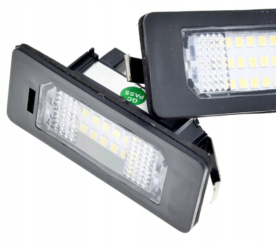 LED numura zīmes apgaismojuma komplekts, AutoTune, priekš VW Caddy III, Golf V Plus, Jetta V, Passat B5 FL sedans, Passat B6 Estate, T5, Touran I, Skoda Superb I цена и информация | Izputēju uzgaļi | 220.lv