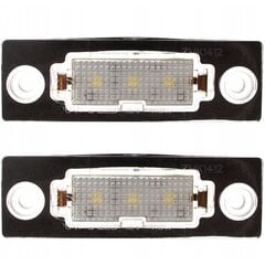 LED numura zīmes apgaismojuma komplekts, AutoTune, VW Caddy III, Golf V Plus, Jetta V, Passat B5 FL sedans, Passat B6 universālis, T5, Touran I, Skoda Superb I цена и информация | Фары | 220.lv