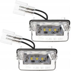 Numura zīmes LED lampu komplekts, AutoTune, Citroen Berlingo I, Berlingo II B9, C3 I, C3 Picasso, C3 II, C4 I, C4 Picasso, C5 I, C5 II, DS4, Jumpy IV, Saxo, Spacetourer, Xsara I, Xsara II cena un informācija | Automašīnu spoguļi, restes, lukturi | 220.lv