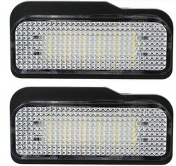 LED numura apgaismojums, AutoTune, Mercedes W203 Clasa C KOMBI, Mercedes W211 Clasa E SEDAN KOMBI, Mercedes W219 CLS, Mercedes R171 SLK cena un informācija | Automašīnu spoguļi, restes, lukturi | 220.lv