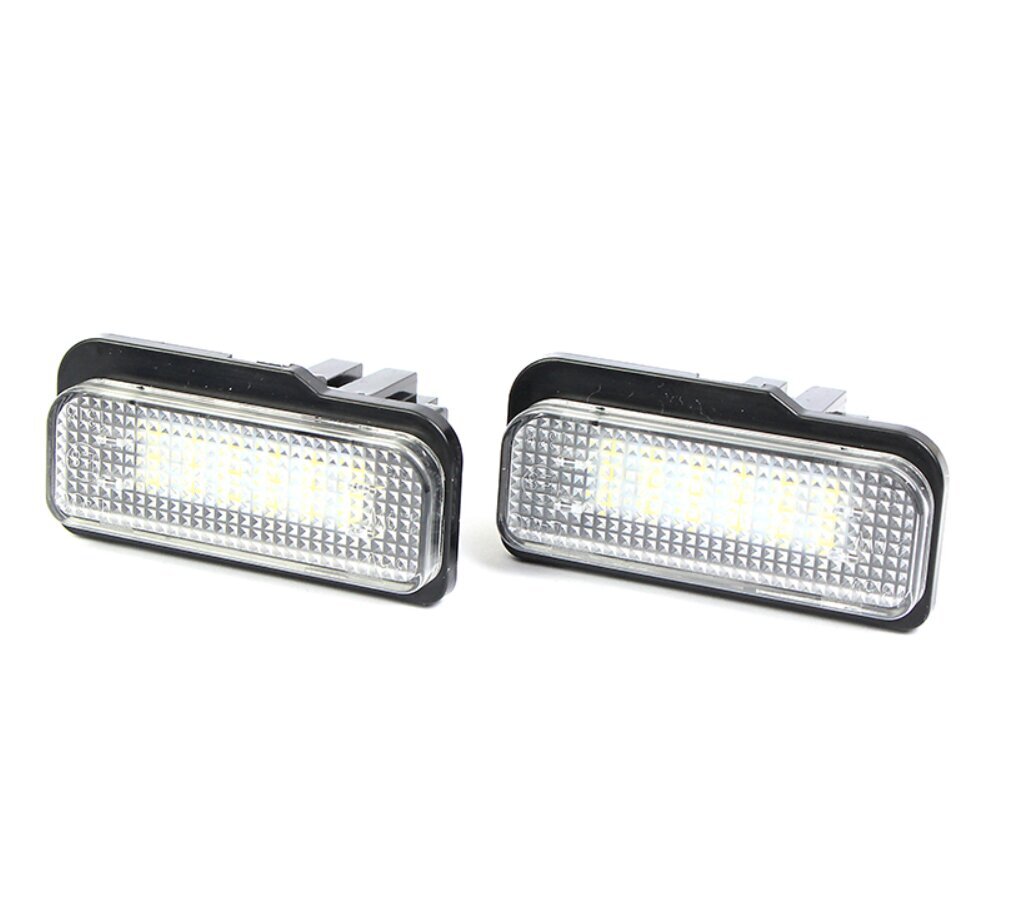 LED numura apgaismojums, AutoTune, Mercedes W203 Clasa C KOMBI, Mercedes W211 Clasa E SEDAN KOMBI, Mercedes W219 CLS, Mercedes R171 SLK cena un informācija | Automašīnu spoguļi, restes, lukturi | 220.lv