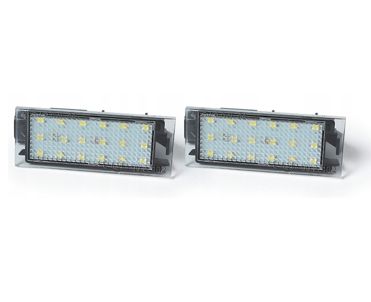 LED numura apgaismojums, AutoTune, priekš Dacia Logan II, Dacia Sandero II, Nissan Interstar, Nissan NV200, Nissan NV300, Nissan NV400, Opel Movano A, Opel Movano B, Opel Vivaro B, Fia cena un informācija | Automašīnu spoguļi, restes, lukturi | 220.lv