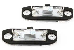 LED numura zīmes apgaismojuma komplekts, AutoTune, Volvo C30, Volvo S40 II, Volvo S60 II, Volvo S80 I, Volvo S80 II, Volvo V50, Volvo V70 II, Volvo V70 III, Volvo XC60, Volvo XC70, Volvo XC90. cena un informācija | Automašīnu spoguļi, restes, lukturi | 220.lv