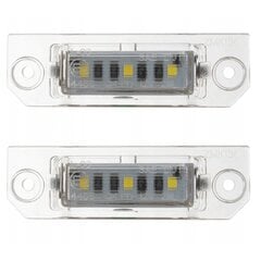 LED numura zīmes apgaismojuma komplekts, AutoTune, VW Eos, VW Golf IV, VW Golf V, VW Golf VI, VW Golf VII, VW Passat B6 sedans, VW Passat B7, VW Passat CC cena un informācija | Automašīnu spoguļi, restes, lukturi | 220.lv