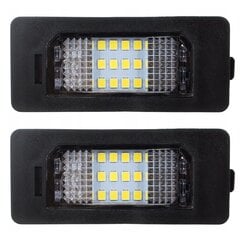 LED numura zīmes apgaismojuma komplekts, AutoTune, priekš Audi A1 8X, Audi A3 8V, Audi A4 / S4 B8, Audi A5 / S5, Audi A6 / S6 C7, Audi A7, Audi Q3, Audi Q5, Audi TT / TTS cena un informācija | Automašīnu spoguļi, restes, lukturi | 220.lv