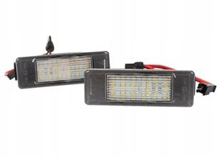 LED numura zīmes lampu komplekts, AutoTune, Nissan JUKE (F15), Nissan NV200 / EVALIA autobusam, Nissan NV200, Nissan QASHQAI / QASHQAI +2 I, Nissan QASHQAI II SUV, Nissan X-TRAIL (T31) cena un informācija | Automašīnu spoguļi, restes, lukturi | 220.lv