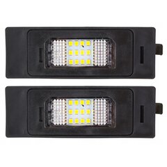 LED numura zīmes apgaismojuma komplekts, AutoTune, BMW E63 sērijas 6, BMW E64 sērijas 6, BMW E81 sērijas 1, BMW E85 sērijas Z4, BMW E87 sērijas 1 cena un informācija | Automašīnu spoguļi, restes, lukturi | 220.lv