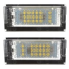 LED numura zīmes apgaismojuma komplekts, AutoTune, BMW E46 3. sērijas automašīnai cena un informācija | Automašīnu spoguļi, restes, lukturi | 220.lv