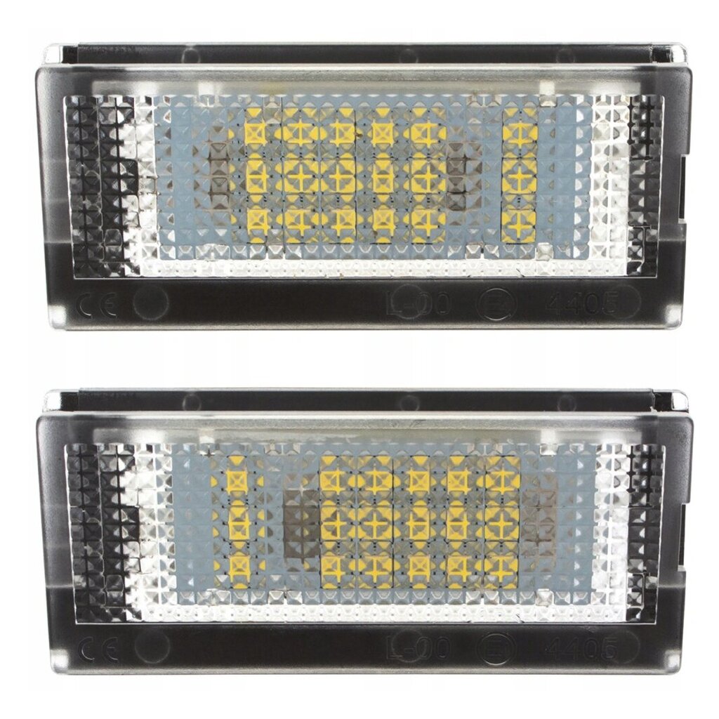 LED numura zīmes apgaismojuma komplekts, AutoTune, BMW E46 3. sērijas automašīnai цена и информация | Automašīnu spoguļi, restes, lukturi | 220.lv