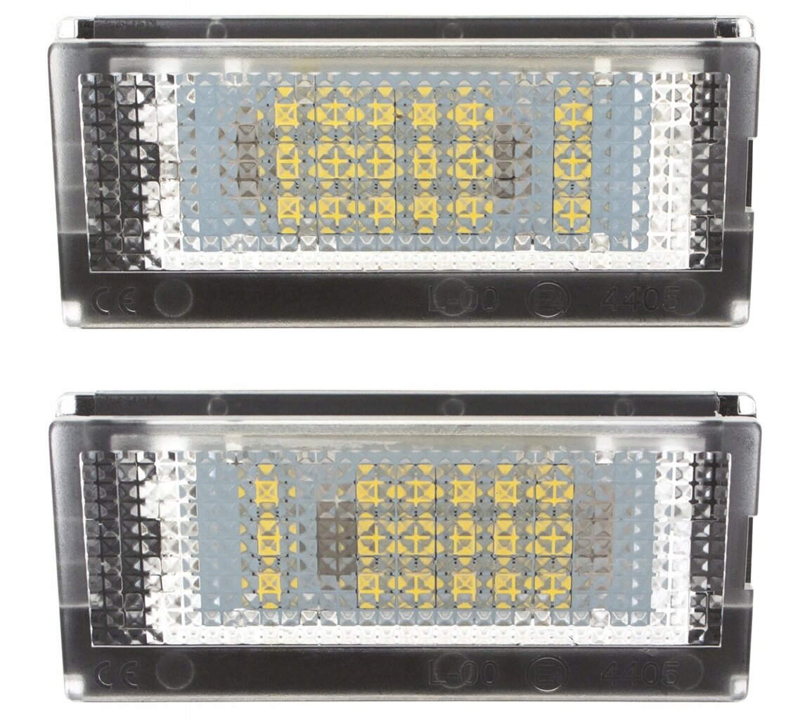 LED numura zīmes apgaismojuma komplekts, AutoTune, BMW E46 3. sērijas automašīnai цена и информация | Automašīnu spoguļi, restes, lukturi | 220.lv