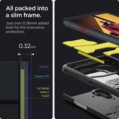 Spigen ACS02862, piemērots Galaxy Xcover 5, pelēks cena un informācija | Telefonu vāciņi, maciņi | 220.lv