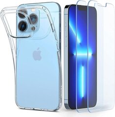 Spigen crystal pack, piemērots iPhone 13 Pro Max, caurspīdīgs цена и информация | Чехлы для телефонов | 220.lv