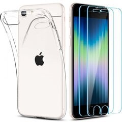Spigen crystal pack, piemērots iPhone 7/8 / SE 2020/2022, caurspīdīgs cena un informācija | Telefonu vāciņi, maciņi | 220.lv