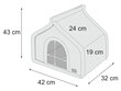 Guļvieta - būda Diamond R1, smilškrāsas цена и информация | Suņu gultas, spilveni, būdas | 220.lv