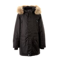 Куртка для мальчиков Huppa Roman, черная цена и информация | Зимняя одежда для детей | 220.lv