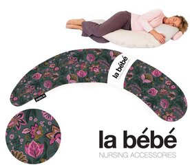 Большая подушка для беременных с наполнителем из синтепона La Bebe™ Moon Maternity Pillow Art.33150 Garden (синтепух, особенно мягкий и тихий), 195 cм цена и информация | Подушки для беременных и кормящих | 220.lv