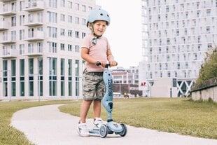 Bērnu velosipēda ķivere ScootAndRide Steel, izmērs XXS-S, zils cena un informācija | Ķiveres | 220.lv