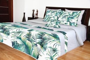 Stepēts gultas pārklājs Mariall NMC-19, pelēks/zils/zaļš, 200 x 240 cm cena un informācija | Gultas pārklāji, pledi | 220.lv