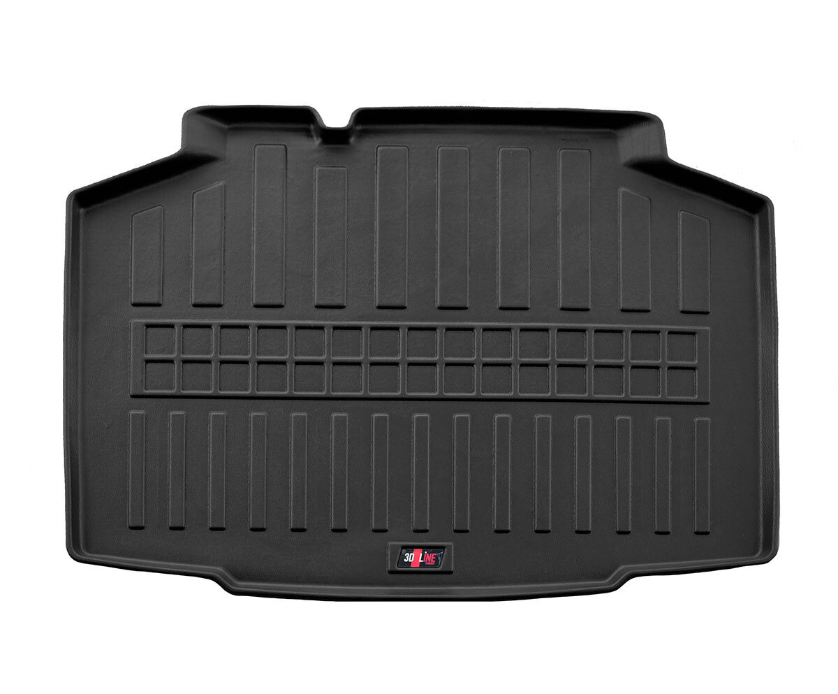 Bagāžnieka gumijas paklājs SKODA Kamiq 2019->, black /6020041 cena un informācija | Bagāžnieka paklājiņi pēc auto modeļiem | 220.lv