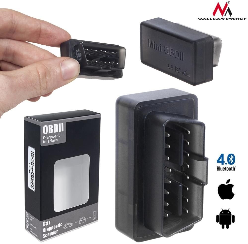 Maclean OBD2 MCE200, Bluetooth 4.0 cena un informācija | Adapteri un USB centrmezgli | 220.lv