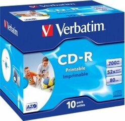 CD-R диски Verbatim 43325 цена и информация | Виниловые пластинки, CD, DVD | 220.lv