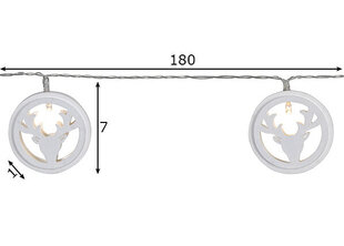 Ziemassvētku virtene 10 LED cena un informācija | Ziemassvētku dekorācijas | 220.lv