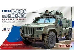 Сборная пластиковая модель Meng Model - Russian K-4386 Typhoon-VDV Armored Vehicle, 1/35, VS-014 цена и информация | Kонструкторы | 220.lv