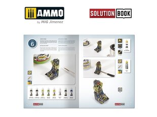 AMMO MIG - risinājumu grāmata. Kā krāsot Itālijas NATO lidmašīnas, AMIG6525 cena un informācija | Līmējamie modeļi | 220.lv