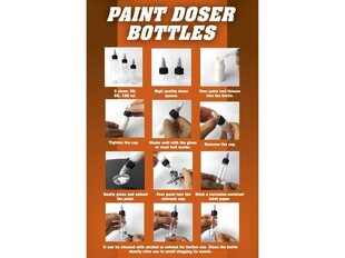 AK Interactive - Paint Doser Bottles 3x100ml (пластиковые бутылочки), 9048 цена и информация | Механические инструменты | 220.lv