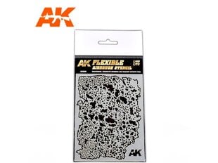 AK Interactive - Трафарет для покраски (STENCIL) 1/48 – 1/72, 9080 цена и информация | Принадлежности для рисования, лепки | 220.lv