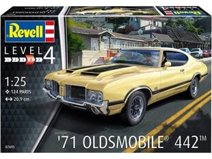 Сборная пластиковая модель Revell - ‘71 Oldsmobile 442 Coupé, 1/25, 07695 цена и информация | Конструкторы и кубики | 220.lv