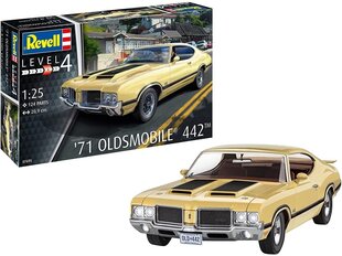 Revell - '71 Oldsmobile 442 Kupeja, 1/25, 07695 cena un informācija | Konstruktori | 220.lv