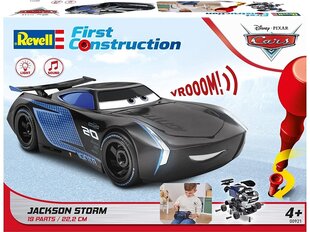 Сборная пластиковая модель Revell - First Construction Jackson Storm Disney Cars Auto mit Licht & Sound, 1/20, 00921 цена и информация | Конструкторы и кубики | 220.lv