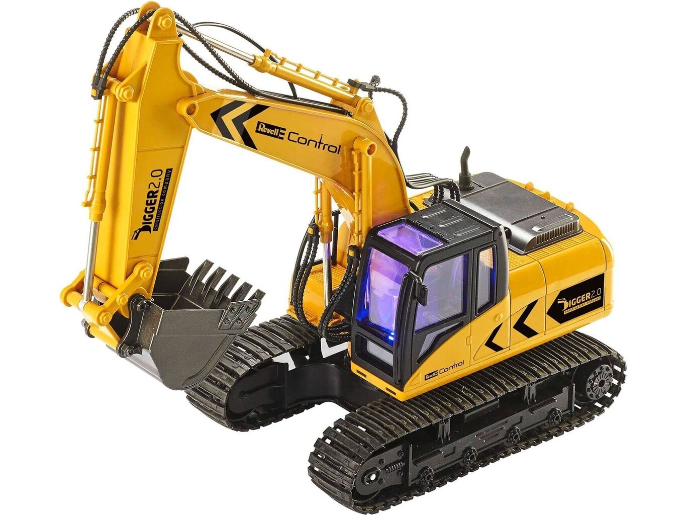 Revell - Ar radio vadāms X-Treme RC Digger 2.0 Ekskavators, 24924 cena un informācija | Konstruktori | 220.lv