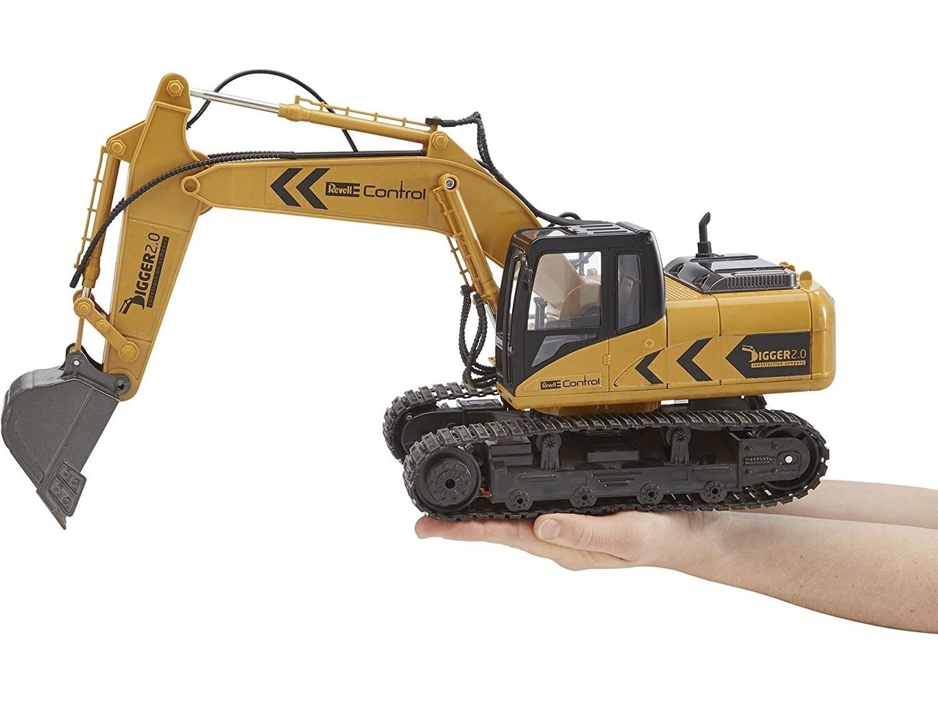 Revell - Ar radio vadāms X-Treme RC Digger 2.0 Ekskavators, 24924 cena un informācija | Konstruktori | 220.lv