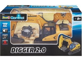 Радиоуправляемый экскаватор Revell X-Treme RC Digger 2.0, 24924 цена и информация | Kонструкторы | 220.lv