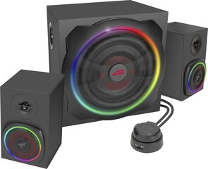 Skaļrunis Speedlink speakers Gravity RGB 2.1, melns(SL-830105-BK) cena un informācija | Skaļruņi | 220.lv