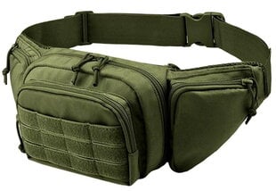 Vīriešu taktiskā jostassoma T98, zaļa цена и информация | Мужские сумки | 220.lv