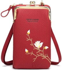 Маленькая женская сумочка-кошелек Т14, красная цена и информация | Куинн | 220.lv