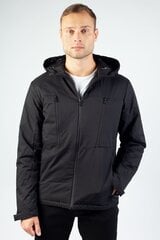 Jaka JACK & JONES 12214640BLACK-M cena un informācija | Vīriešu virsjakas | 220.lv