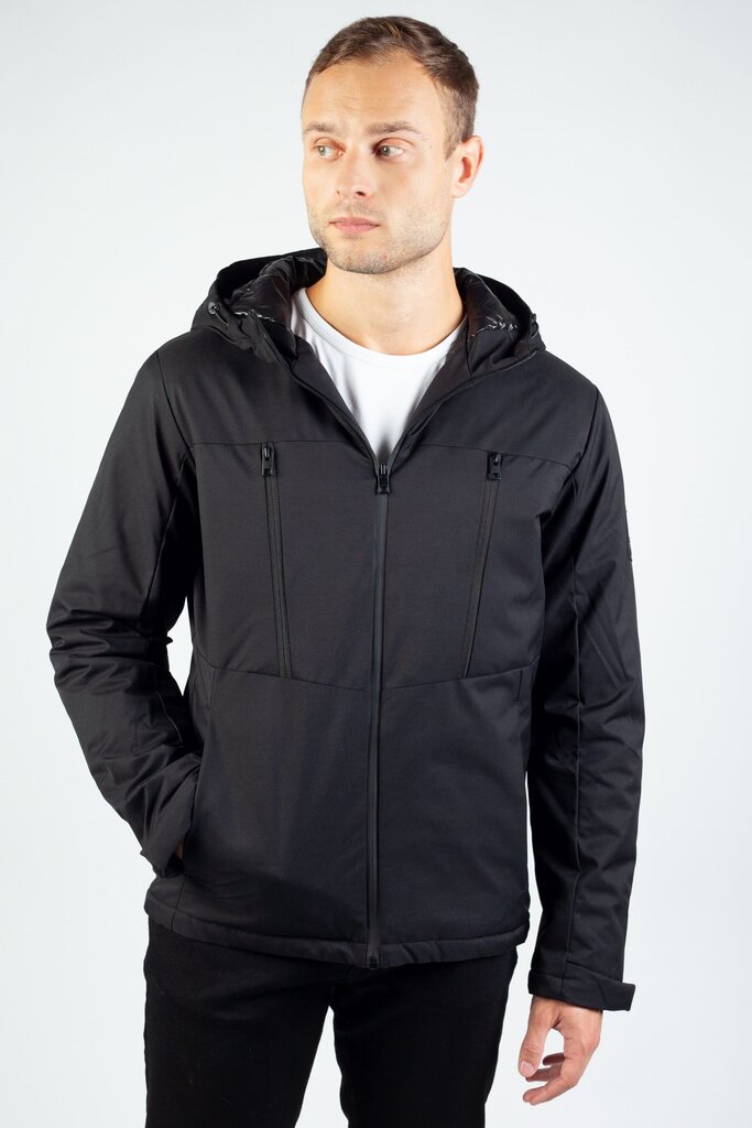 Jaka JACK & JONES 12214640BLACK-M цена и информация | Vīriešu virsjakas | 220.lv