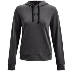 Толстовка женская Under Armour Rival Terry Hoodie 1369855 010, графитового цвета цена и информация | Спортивная одежда для женщин | 220.lv