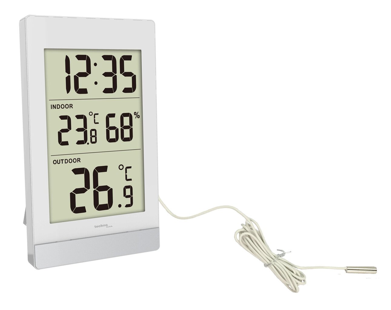 Technoline WS 7039 digital weather station Silver, White cena un informācija | Meteostacijas, āra termometri | 220.lv